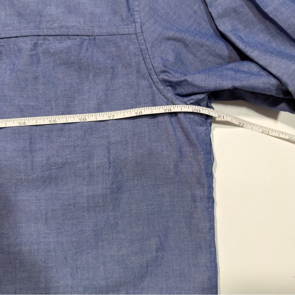 Scotch & Soda‎ Men's Casual Indigo Long Sleeve Button-Down Shirt Size Large - Picture 6 of 9